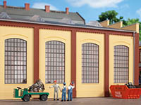 015-80609 - 1:87 Wände 2342N gelb, Industriefenster